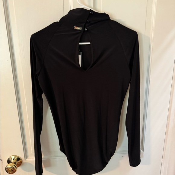 Black Long Sleeve Bodysuit - Picture 2 of 6